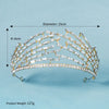 Alloy Rhinestone Light Luxury Headband Baroque Bridal Crown