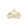 Alloy Rhinestone Women's Crown Brooch Electroplated Highend Elegant Accessories