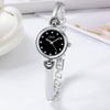 Alloy Round Dial Bracelet Watch With Printed Logo Leisure Style For Female Students