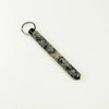 Alloy Selfdefense Stick Pendant Keychain With Rhinestone Embedded Fashion Design