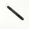 Alloy Selfdefense Stick Pendant Keychain With Rhinestone Embedded Fashion Design