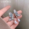 Alloy Silver Needle Insect Pattern Electroplated Butterfly Pearl Earrings For Women Retro Temperament Light Luxury
