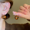 Alloy Silver Needle Tulle Flower Tassel Earrings With Flower Shape Electroplating For Women