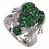Alloy Simple Geometric Frog Ring Women's Jewelry