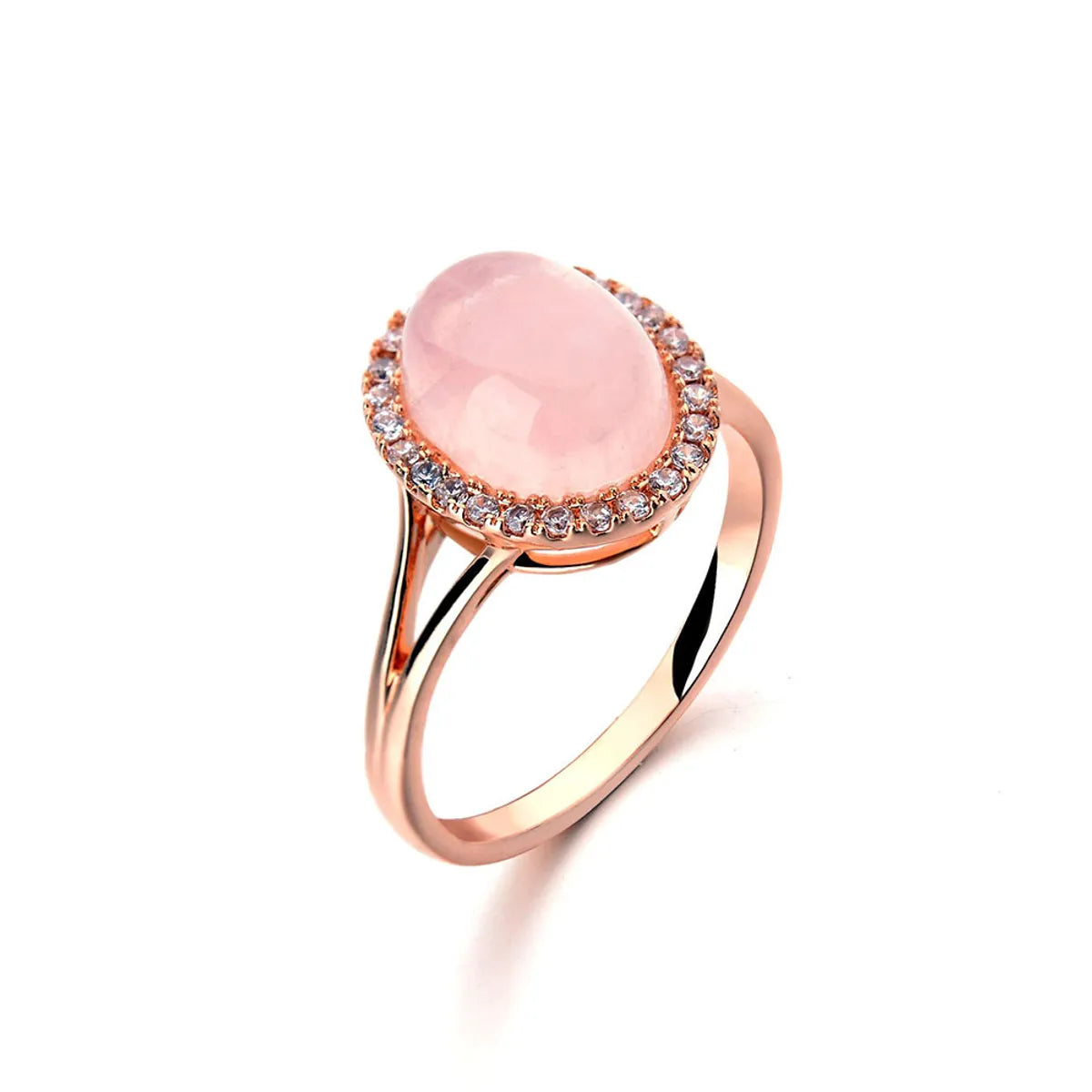 Alloy Simple Geometric Ring  (Rose Alloy-16) Nhlj3791-Rose Alloy-16