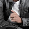 Alloy Skull Finger Ring Unisex Retro Electroplated