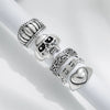 Alloy Skull Love Letter Ring Electroplated For Women