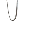 Alloy Snake Bone Chain Necklace With Wave Design Electroplated Thick Clavicle Necklace For Women
