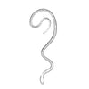 Alloy Snakeshaped Animal Retro Exaggerated Personality Holefree Women's Earrings