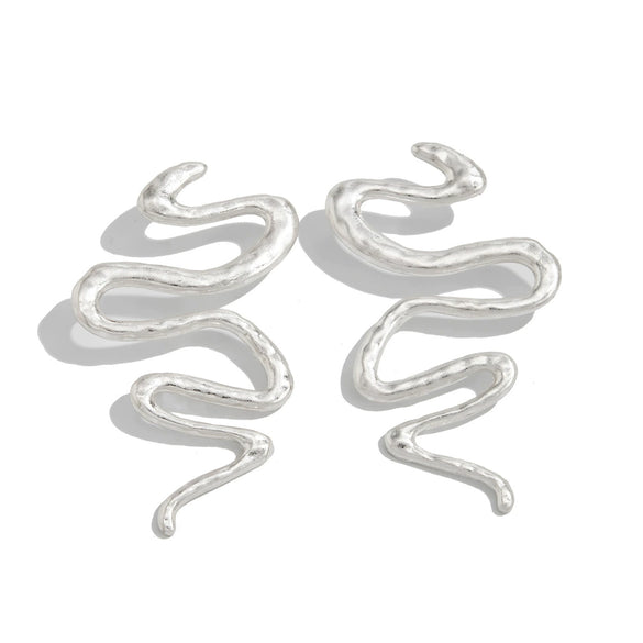 Alloy Snakeshaped Animal Zodiac Unique Style Electroplated Women's Earrings