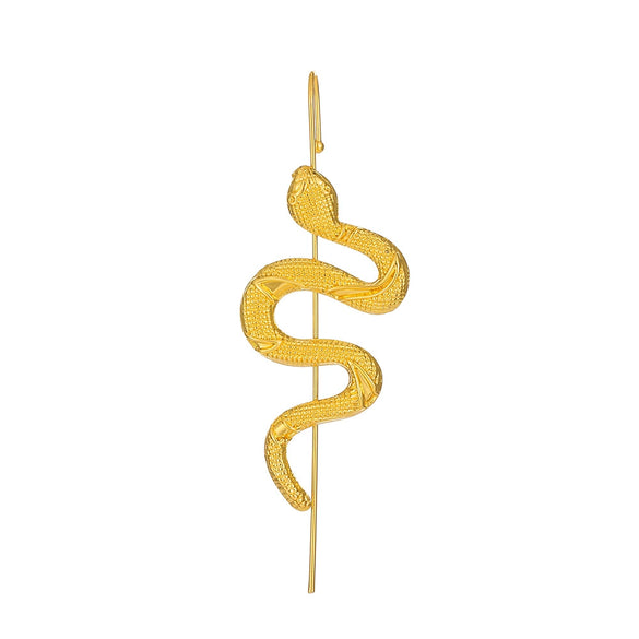 Alloy Snakeshaped Electroplated Animal Zodiac Style Women's Earrings