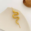 Alloy Snakeshaped Electroplated Animal Zodiac Style Women's Earrings