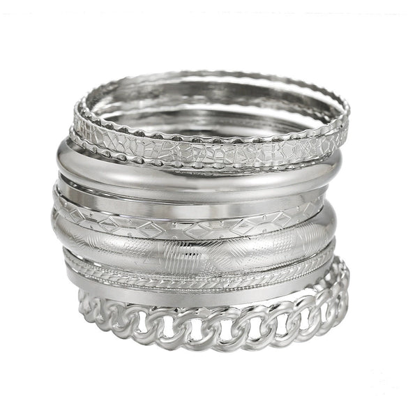 Alloy Snakeshaped Popular Style Electroplated Unisex Bracelets