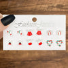 Alloy Snowflake Bell Geometric Oil Dripping Women's Earrings Set