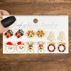 Alloy Snowflake Bell Geometric Oil Dripping Women's Earrings Set