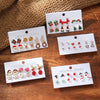 Alloy Snowflake Bell Geometric Oil Dripping Women's Earrings Set