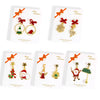 Alloy Snowflake Bell Women's Earrings With Festival Elements And Cartoon Character Pattern