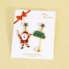Alloy Snowflake Bell Women's Earrings With Festival Elements And Cartoon Character Pattern