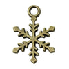 Alloy Snowman Christmas Tree Deer Snowflake Pendant Accessories Diy Earrings Electroplated Natural And Cartoon Style