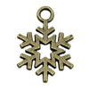 Alloy Snowman Christmas Tree Deer Snowflake Pendant Accessories Diy Earrings Electroplated Natural And Cartoon Style