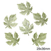 Alloy Spray Paint Leaf Series Jewelry Accessories For Diy Handmade Necklaces Bracelets Earrings