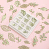 Alloy Spray Paint Leaf Series Jewelry Accessories For Diy Handmade Necklaces Bracelets Earrings