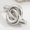 Alloy Spring Clip Headwear With Geometric And Flower Design Electroplated For Women