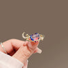 Alloy Star And Moon Love Brooch For Women With Electroplating Design