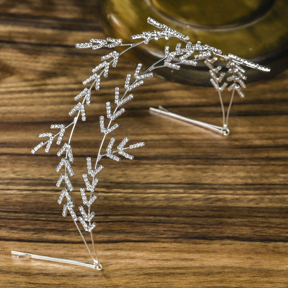 Alloy Star Pattern Bridal Hair Band Baroque Rhinestone Fashion Style