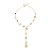Alloy Star Pattern Clavicle Chain Necklace With Electroplating