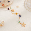 Alloy Star Pattern Clavicle Chain Necklace With Electroplating