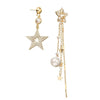 Alloy Star Shaped Fashion Women's Earrings Set With Pearls