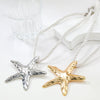 Alloy Starfish Women's Necklace With Geometric Style And Electroplating Treatment