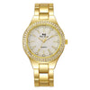 Alloy Steel Quartz Watch Casual Style Round Dial For Women