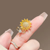 Alloy Sunflower Women's Brooch Electroplating Pin Cute Small Corsage Collar Accessories