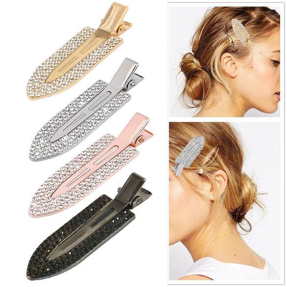 Alloy Surfboard Rhinestone Seamless Hairpin For Women