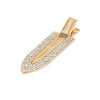 Alloy Surfboard Rhinestone Seamless Hairpin For Women