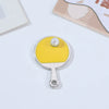 Alloy Table Tennis Racket Diy Jewelry Accessories Dripping Oil Pearl Artificial Hand Rope Pendant Key Pendant