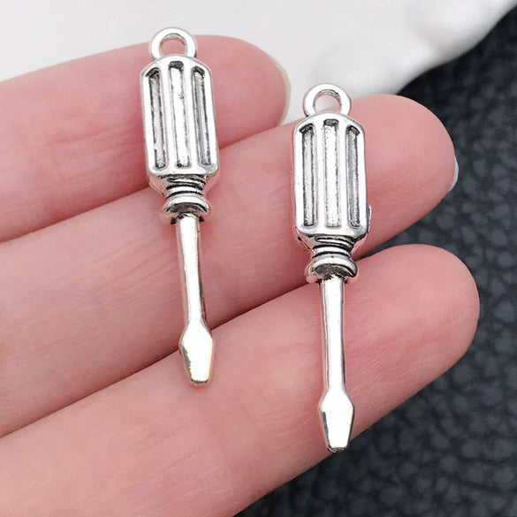 Alloy Tool Shaped Jewelry Accessories Pendant With Electroplating