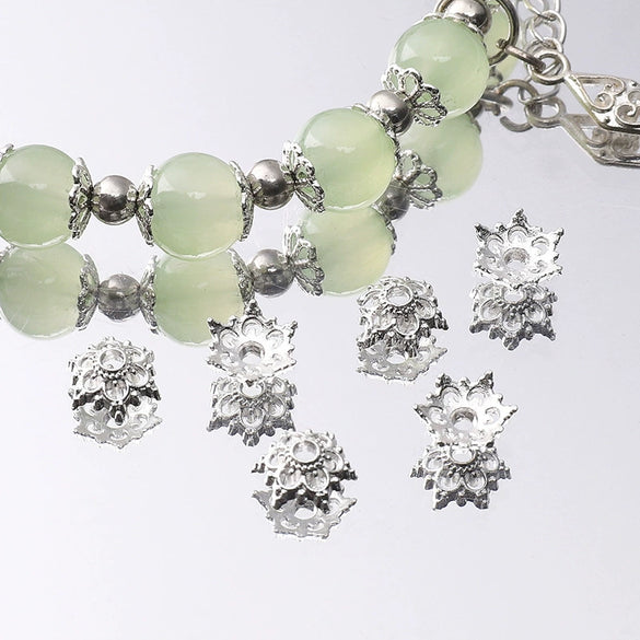 Alloy Torus Spacer Bead Handmade Diy Beaded Material Bracelet Necklace Accessories With Electroplating