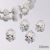Alloy Torus Spacer Bead Handmade Diy Beaded Material Bracelet Necklace Accessories With Electroplating