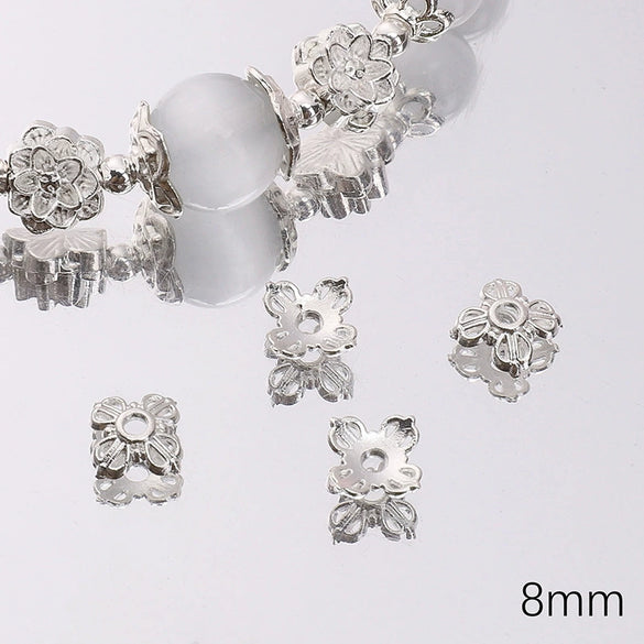 Alloy Torus Spacer Bead Handmade Diy Beaded Material Bracelet Necklace Accessories With Electroplating