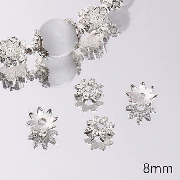 Alloy Torus Spacer Bead Handmade Diy Beaded Material Bracelet Necklace Accessories With Electroplating