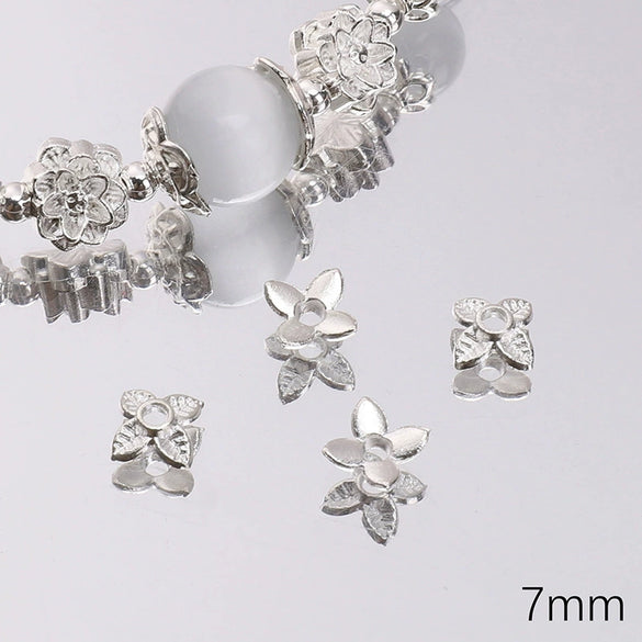Alloy Torus Spacer Bead Handmade Diy Beaded Material Bracelet Necklace Accessories With Electroplating