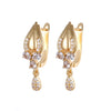 Alloy Tulip Flower Minimalist Women's Earrings Electroplated