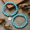 Alloy Turquoise Handmade Geometry Unisex Bracelet