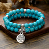 Alloy Turquoise Handmade Geometry Unisex Bracelet