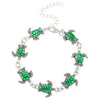 Alloy Turtle Handmade Unisex Vintage Jewelry Bracelet With Animal Zodiac Pattern And Electroplating