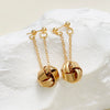 Alloy Twist Geometric Women's Jewelry Set With Electroplating Necklace Earrings Ring