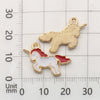 Alloy Unicorn Dripping Oil Diy Handmade Jewelry Accessories Pendant Earrings Necklace Keychain